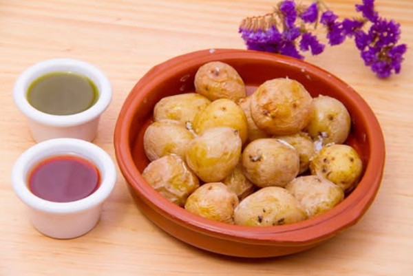 Papas con mojo